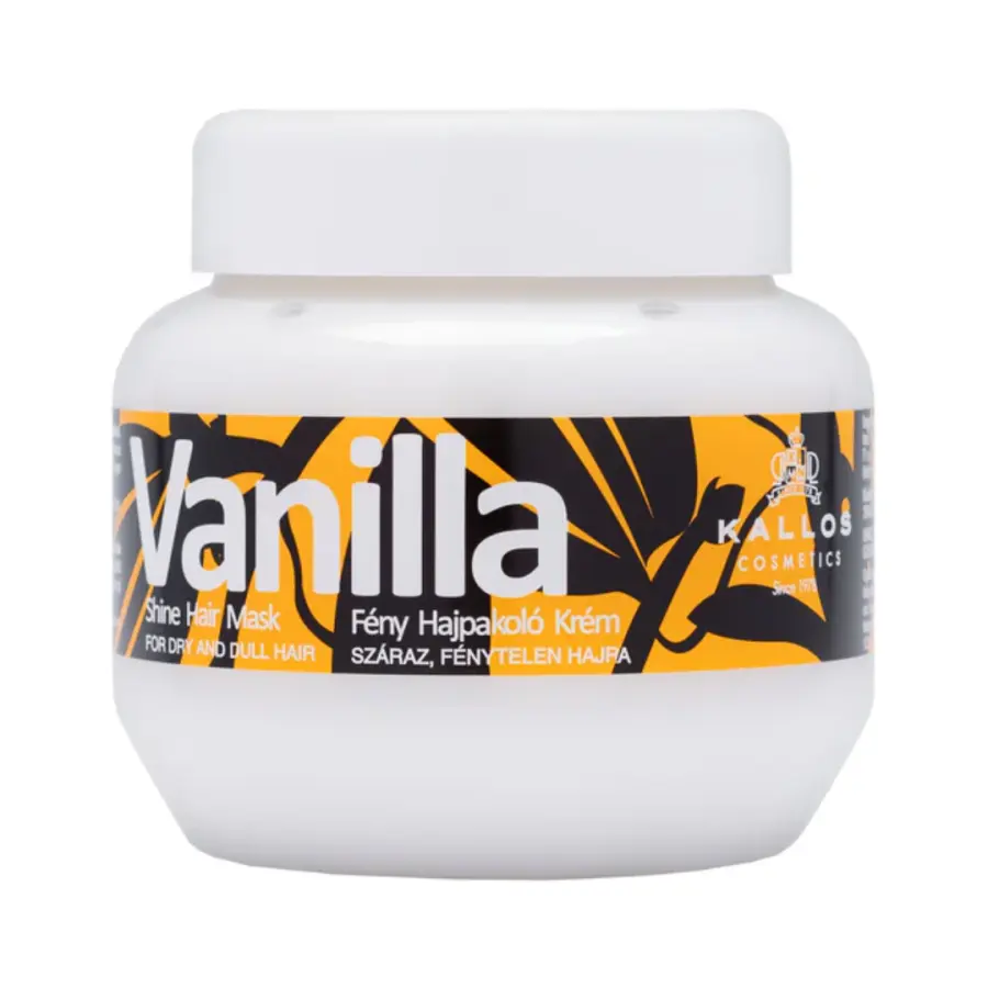 Kallos Vanilla Shine Hair Mask for dry and dull hair 275 ml