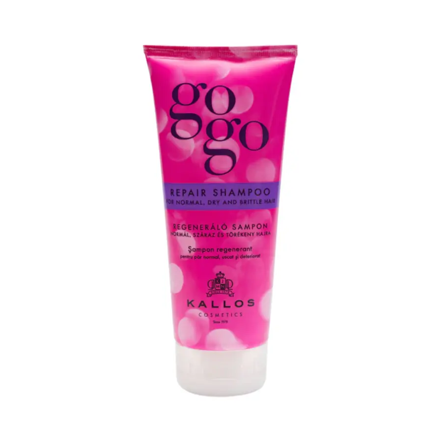 Kallos GOGO Repair Shampoo for normal, dry and brittle hair 200 ml