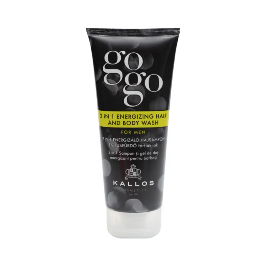 Kallos Gogo 2in1 energizing hair and body wash for men 200 ml