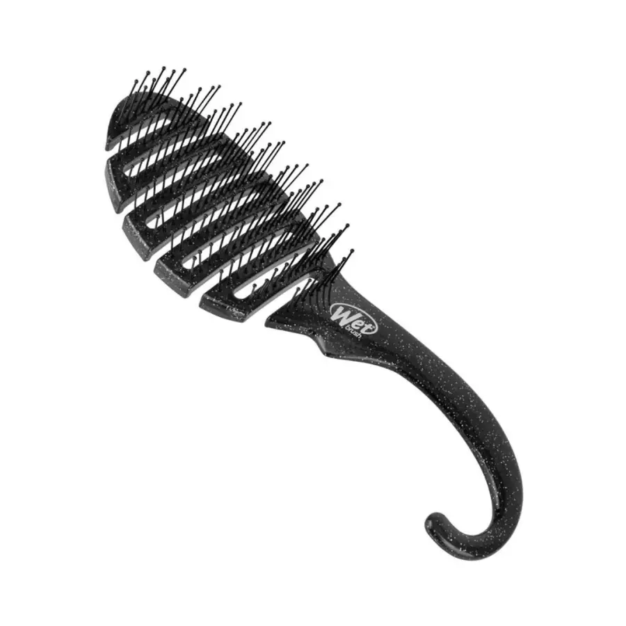 Wet Brush Shower Detangler Glitter Black